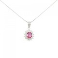 PT ルビー ネックレス 0.76CT