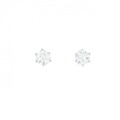 PT ダイヤモンド ピアス 0.412CT 0.414CT D SI1 EXT