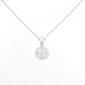 【新品】PT ダイヤモンド ネックレス 0.263CT E SI2 VG