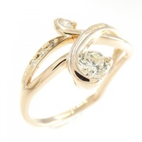 K18PG ダイヤモンド リング