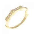 K18YG ダイヤモンド リング 0.08CT