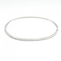 750WG ダイヤモンド バングル 0.64CT