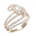 K18PG ダイヤモンド リング 0.317CT