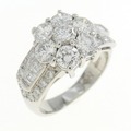 PT フラワー ダイヤモンド リング 1.84CT