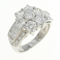 PT フラワー ダイヤモンド リング 1.84CT
