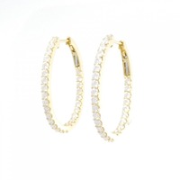 【新品】K18YG ダイヤモンド ピアス 1.602CT