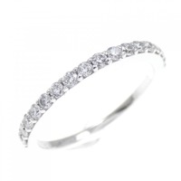 K18WG ダイヤモンド リング 0.25CT