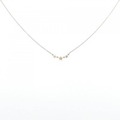 K18YG スター ダイヤモンド ネックレス 0.01CT