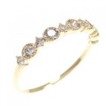 K18YG ダイヤモンド リング 0.30CT