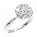 PT ダイヤモンド リング 0.70CT