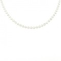 シルバークラスプ アコヤパール ネックレス 3.5-4mm