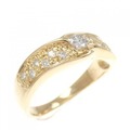 K18YG ダイヤモンド リング 0.25CT