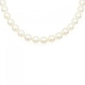 シルバークラスプ アコヤパール ネックレス 7.5-8.5mm