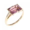 K18PG トルマリン リング 1.59CT