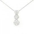 K18WG ダイヤモンド ネックレス 3.00CT