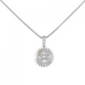 K18WG ダイヤモンド ネックレス 0.09CT