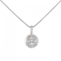 K18WG ダイヤモンド ネックレス 0.09CT