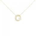 K18YG ダイヤモンド ネックレス 0.13CT