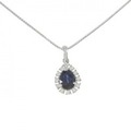 PT サファイヤ ネックレス 1.29CT