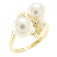 K18YG アコヤパール リング