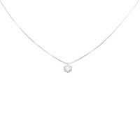 PT ソリティア ダイヤモンド ネックレス 0.330CT