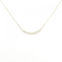 【リメイク】K18YG ダイヤモンド ネックレス 0.10CT