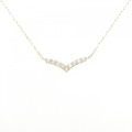 【リメイク】K18YG ダイヤモンド ネックレス 0.18CT
