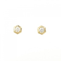 【リメイク】K18YG ダイヤモンド ピアス 0.16CT