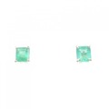 K18YG エメラルド ピアス 0.70CT