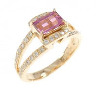 K18PG トルマリン リング 0.65CT