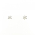 PT ソリティア ダイヤモンド ピアス 0.30CT