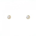 【リメイク】K18YG ダイヤモンド ピアス 0.16CT