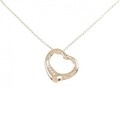 ティファニー オープンハート ネックレス