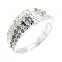 K18WG ダイヤモンド リング 0.43CT