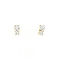 K18YG ダイヤモンド ピアス 0.50CT