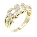 K18YG ダイヤモンド リング 0.72CT