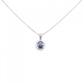 PT サファイヤ ネックレス 0.71CT