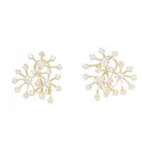 K18YG ダイヤモンド ピアス 0.96CT