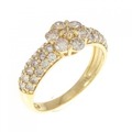 【新品】K18YG ダイヤモンド リング 1.00CT