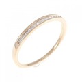 K18PG ダイヤモンド リング 0.15CT