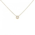 K18YG ダイヤモンド ネックレス 0.08CT