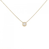 K18YG ダイヤモンド ネックレス 0.08CT