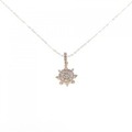 K18PG ダイヤモンド ネックレス 0.35CT