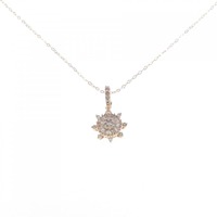 K18PG ダイヤモンド ネックレス 0.35CT