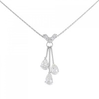 K18WG ダイヤモンド ネックレス 0.71CT