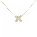 K18YG ダイヤモンド ネックレス 0.23CT