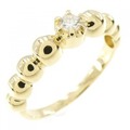 K18YG ダイヤモンド リング 0.10CT