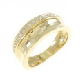 K18YG ダイヤモンド リング 0.17CT