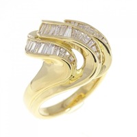 K18YG ダイヤモンド リング 0.64CT