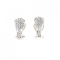 K18WG ダイヤモンド ピアス 1.00CT